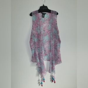 Charlie Paige Sheer Paisley Cover Up S/M